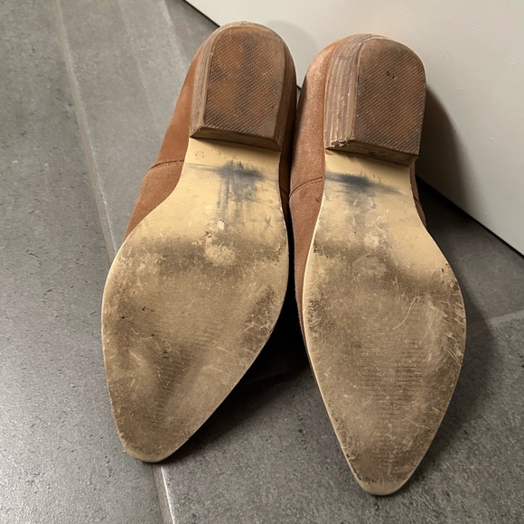 Steve Madden Leather Tan Booties - Picture 9 of 11